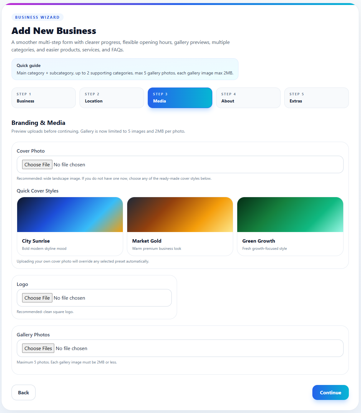 Branding & Media screenshot